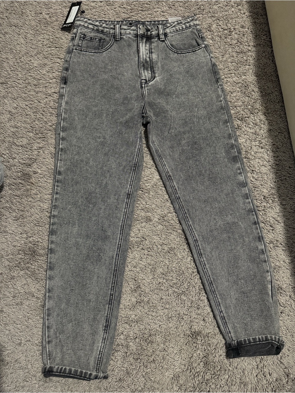 Nasty Gal Don’t forget to say high waisted Jeans - Medium